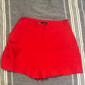 Zara Bold Red Women's Skort